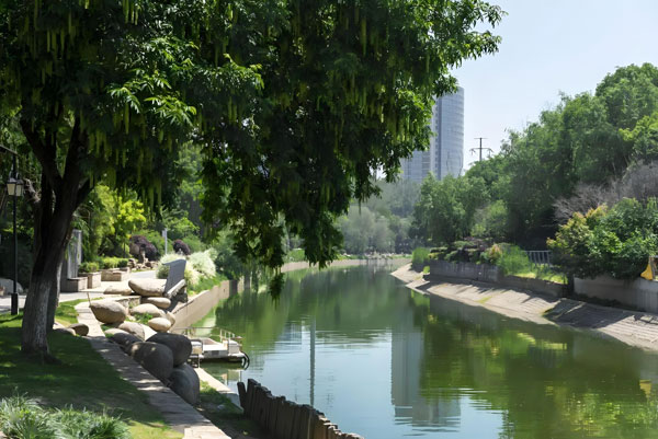 小型公園景觀河道水如何凈化處理?